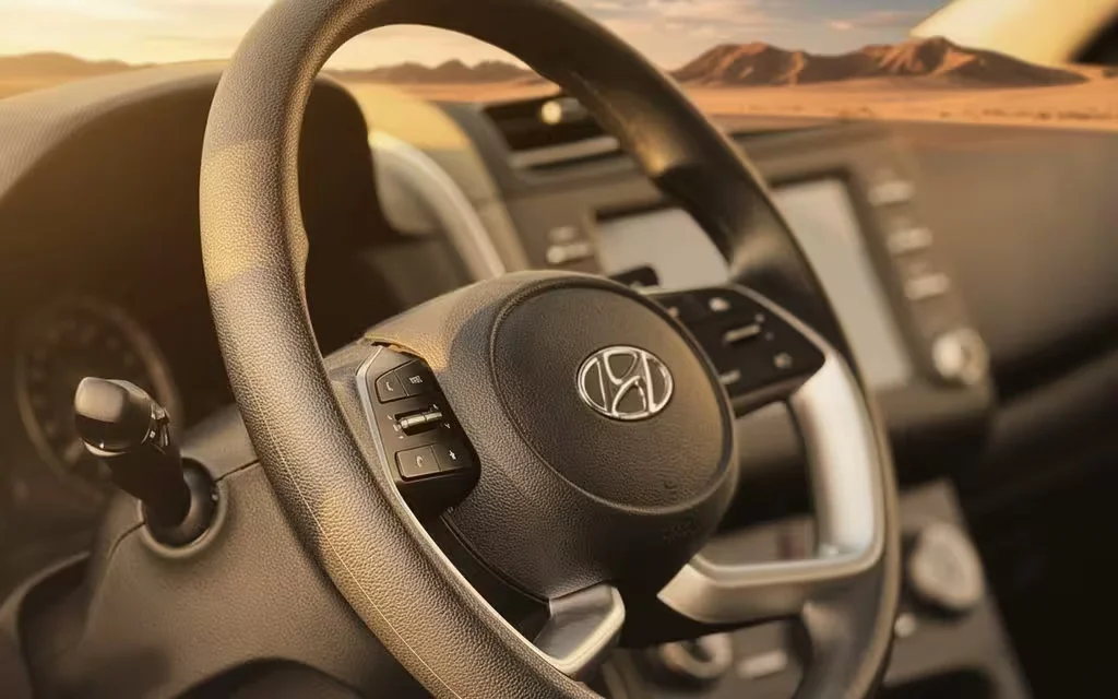 Hyundai Creta 2025 dashboard and infotainment – rental in Dubai