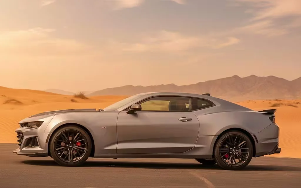 Chevrolet Camaro 2022 Grey side profile