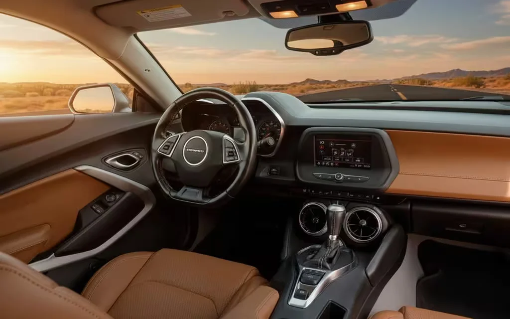 Chevrolet Camaro 2022 dashboard and infotainment