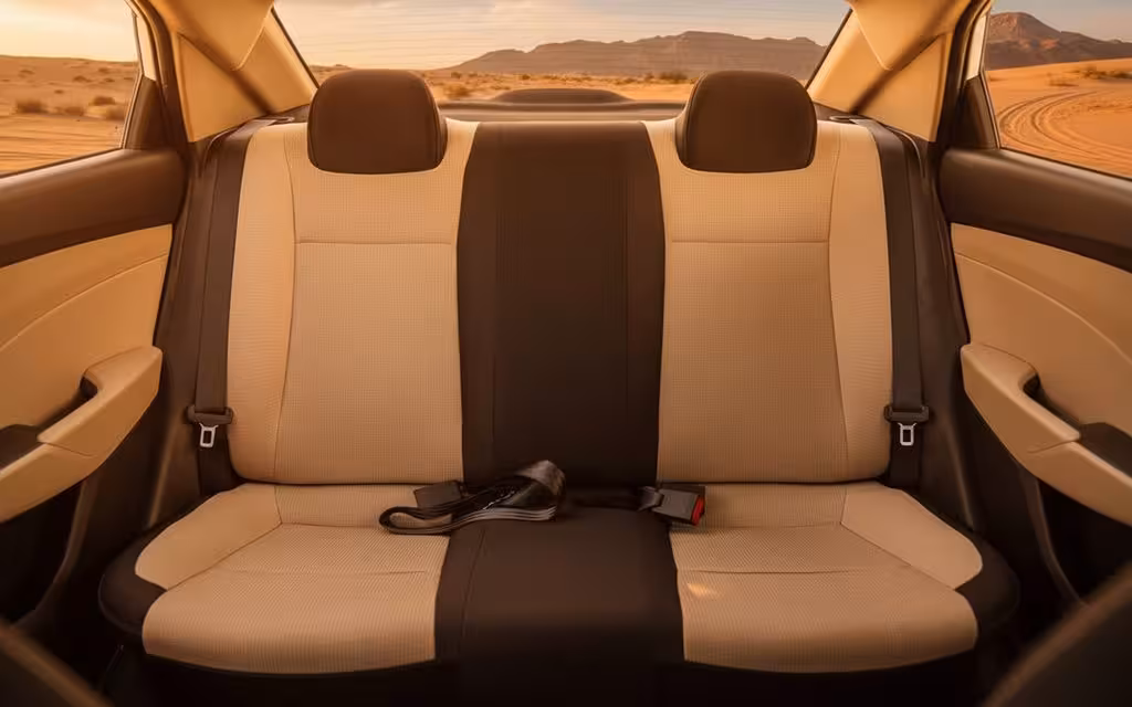 Hyundai Accent 2023 leather seats and cabin