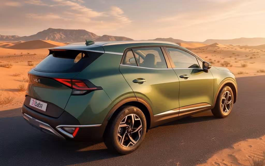 Kia Sportage 2024 Green side profile