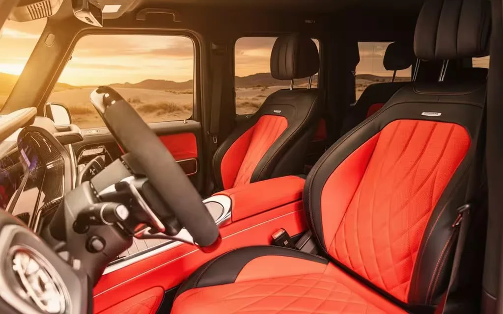 Mercedes G63 2025 leather seats and cabin