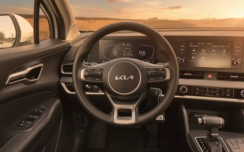 Kia Sportage 2023 dashboard and infotainment