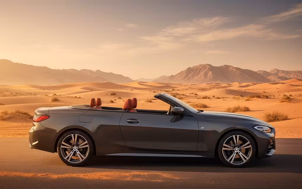 Bmw 420 2022 within side profile – rental in Dubai