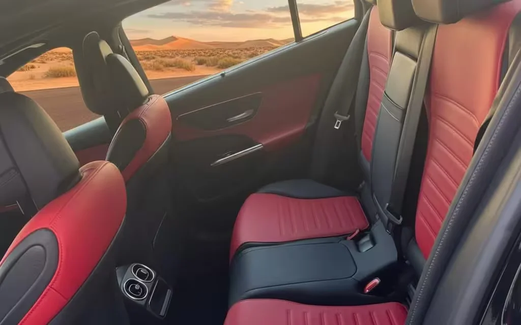 Mercedes C200 2023 leather seats and cabin