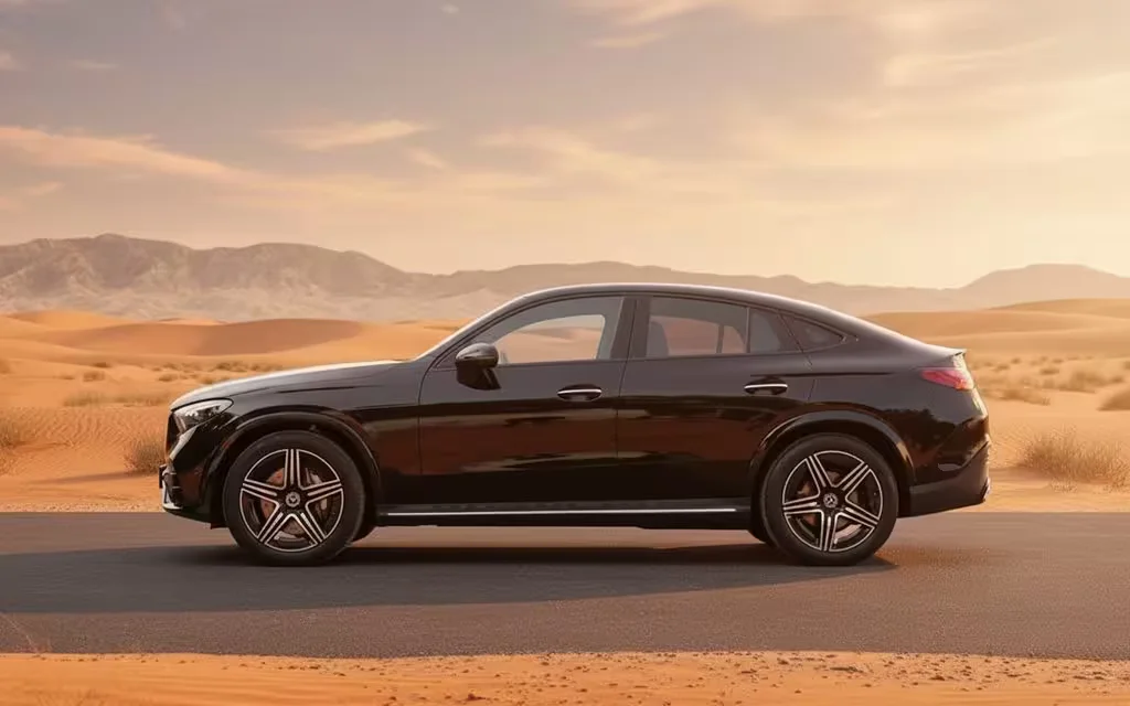 Mercedes Glc200 2025 Black side profile