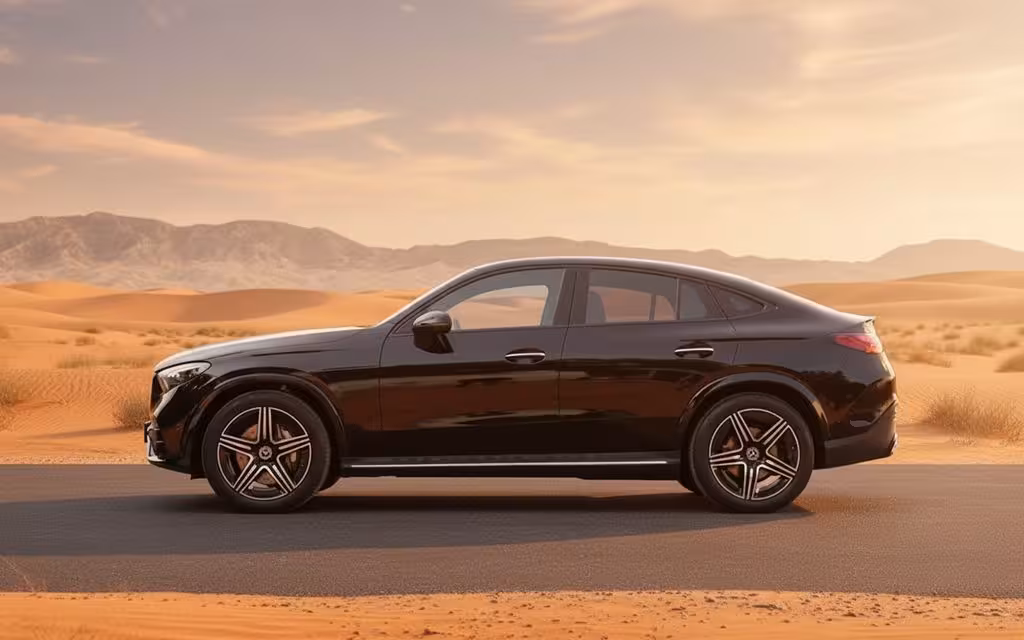Mercedes Glc200 2025 Black side profile