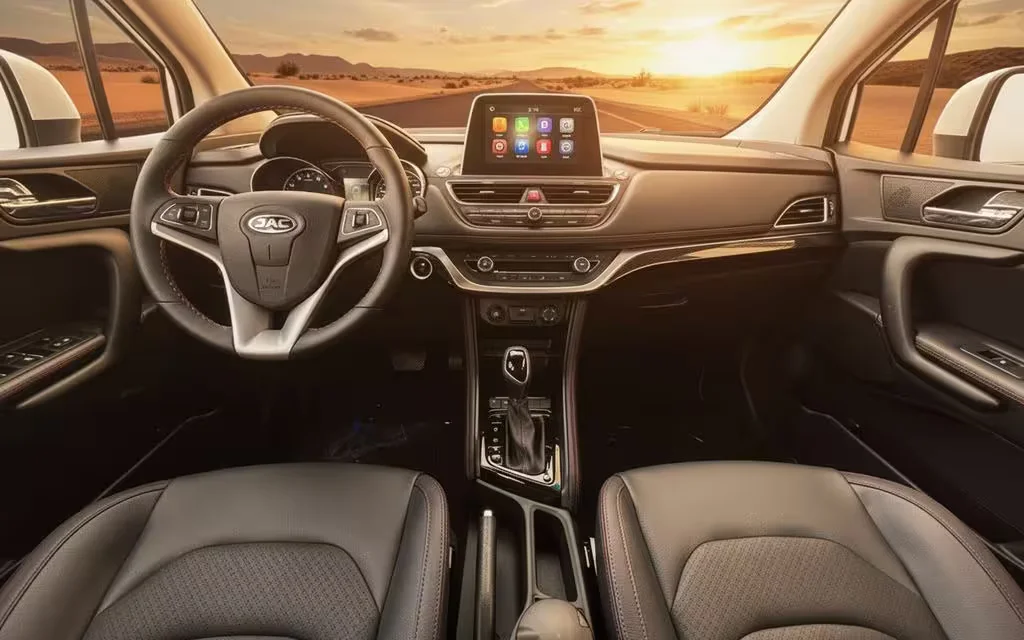 Jac S3 2023 interior view showing trim – rental in Dubai