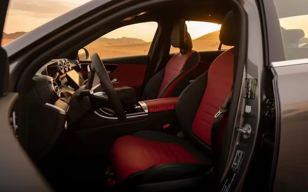 Mercedes C200 2022 Grey side profile