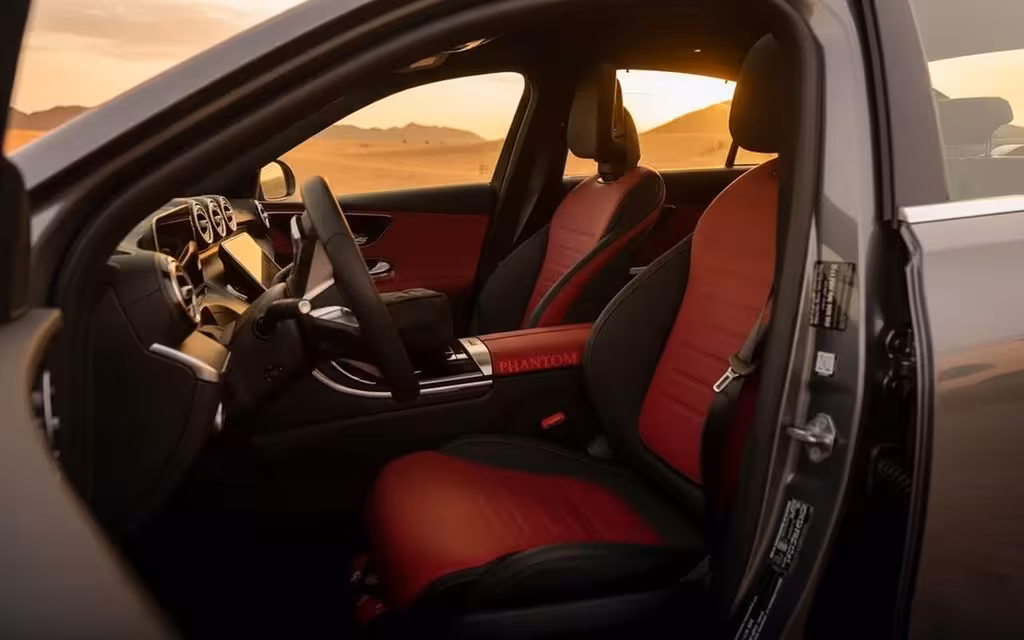 Mercedes C200 2022 Grey side profile