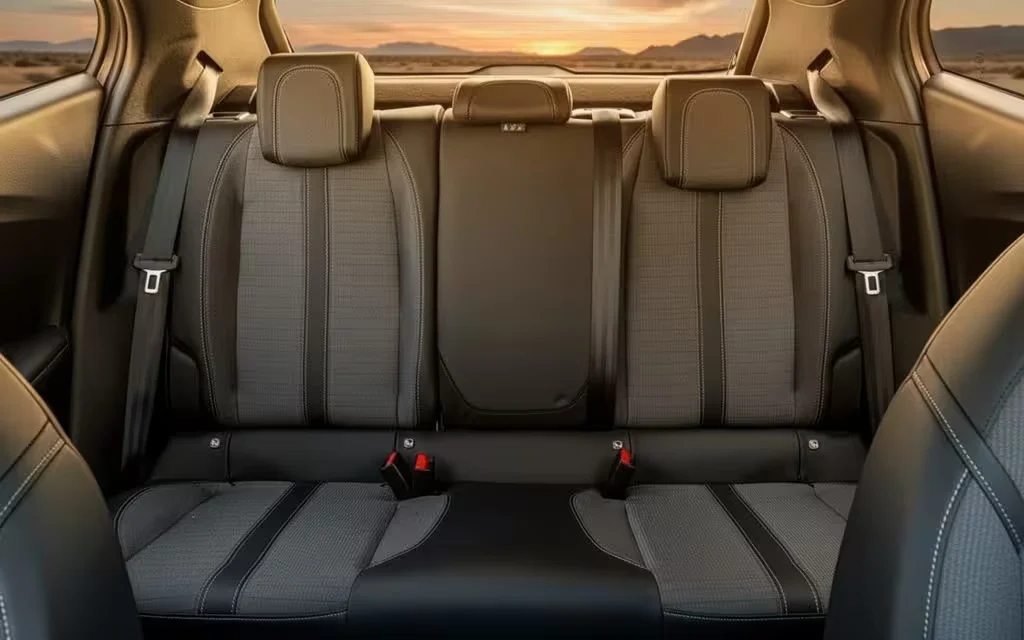 Peugeot 2008 2023 leather seats and cabin – rental in Dubai