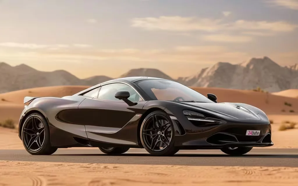 Mclaren 720S 2022 Brown side profile – rental in Dubai