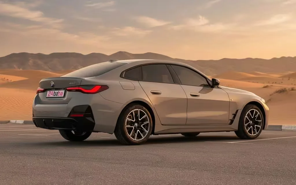 Bmw 420 2025 Grey side profile – rental in Dubai