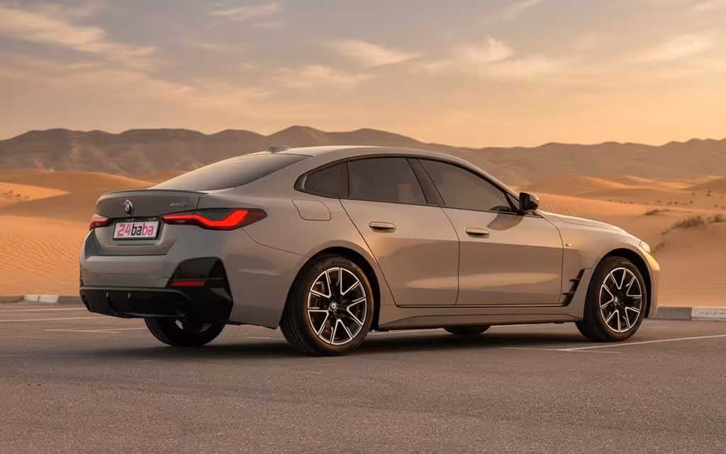 Bmw 420 2025 Grey side profile – rental in Dubai