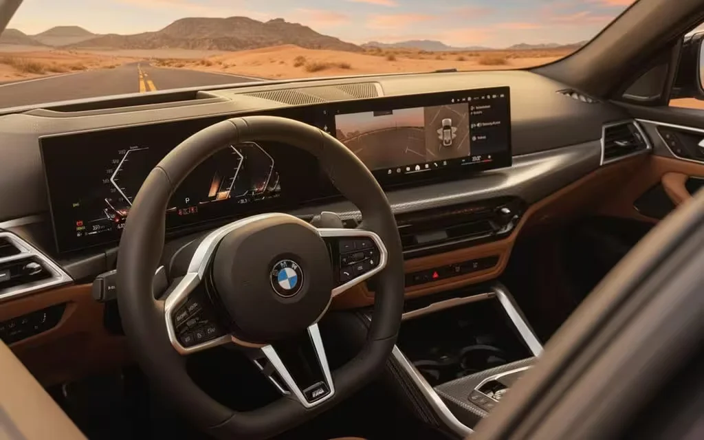 Bmw 420 2025 dashboard and infotainment – rental in Dubai