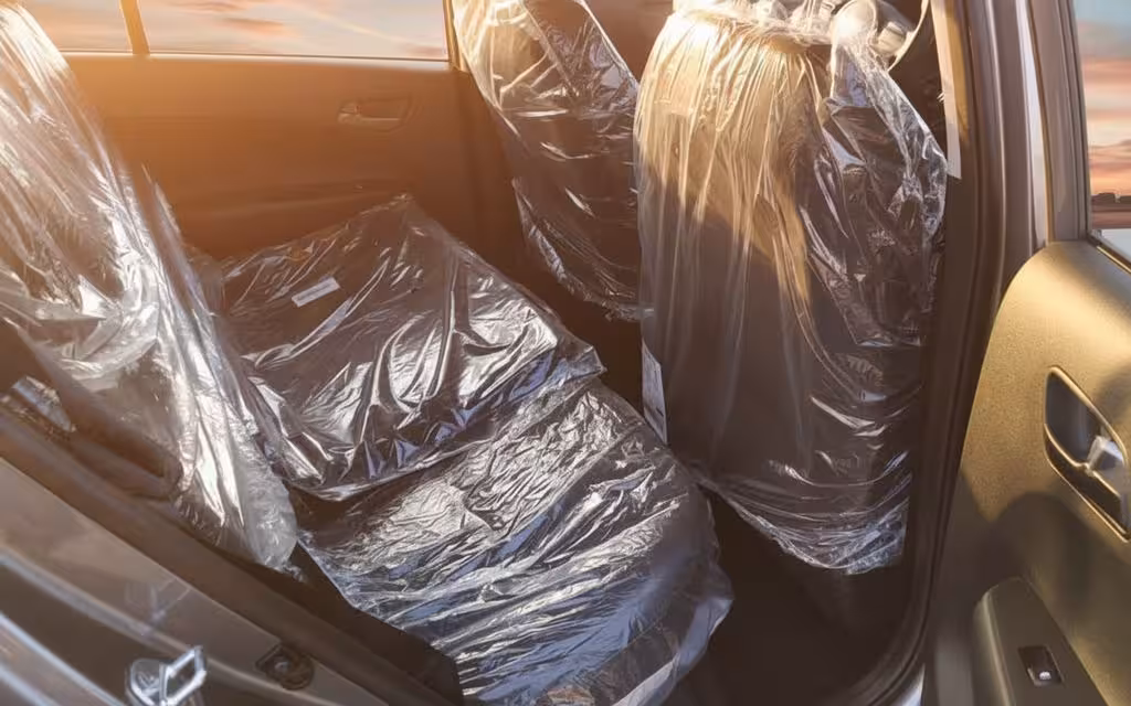 Kia Picanto 2023 leather seats and cabin – rental in Dubai