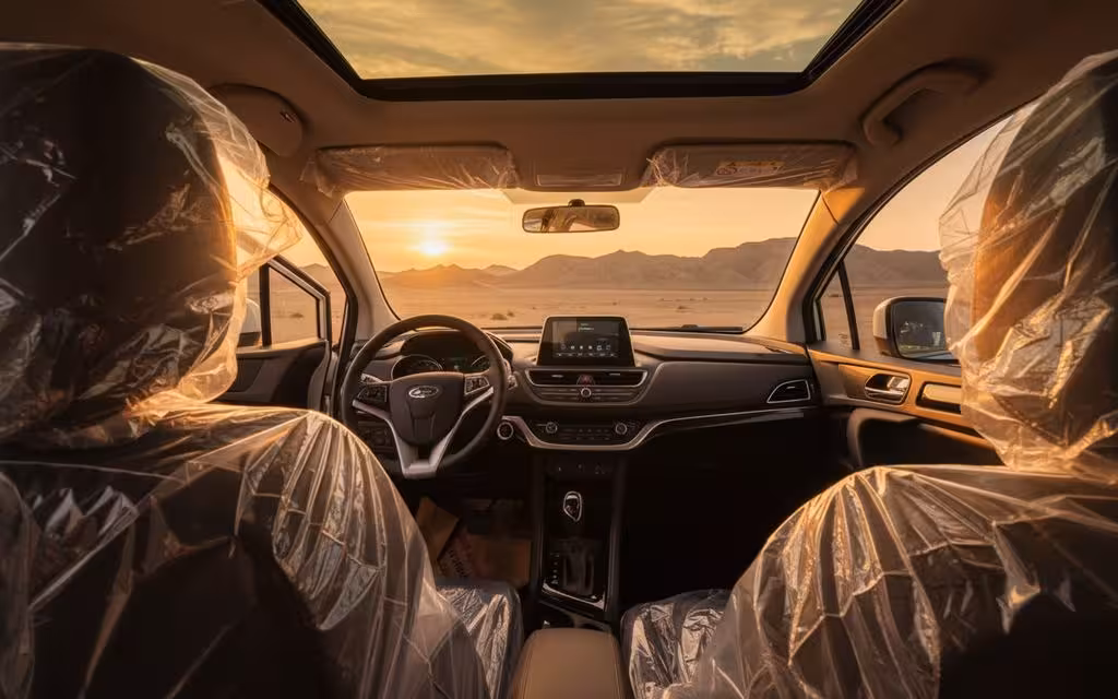 Jac S3 2024 interior view showing trim – rental in Dubai