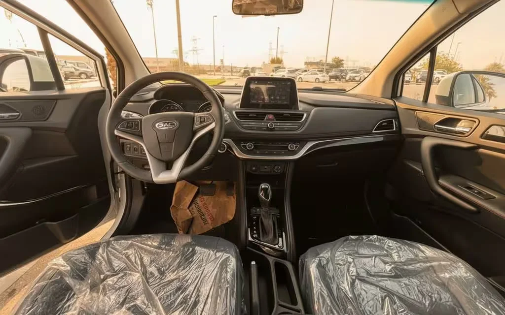 Jac S3 2024 leather seats and cabin – rental in Dubai