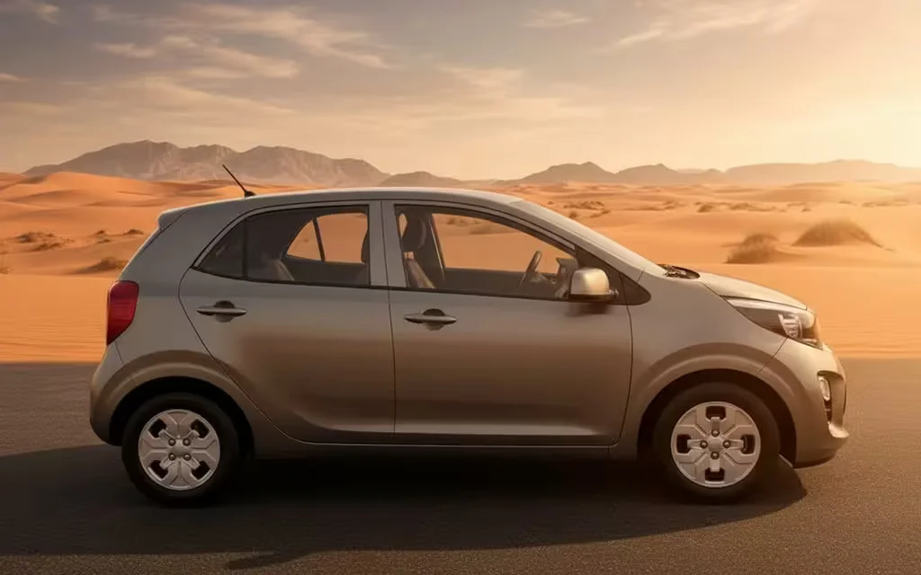 Kia Picanto 2025 Grey side profile