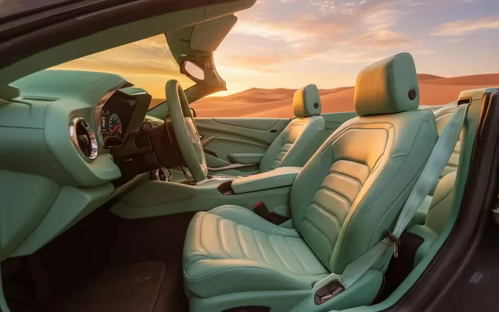 Chevrolet Camaro 2020 leather seats and cabin