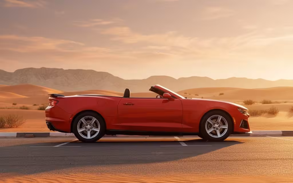 Chevrolet Camaro 2022 Red side profile