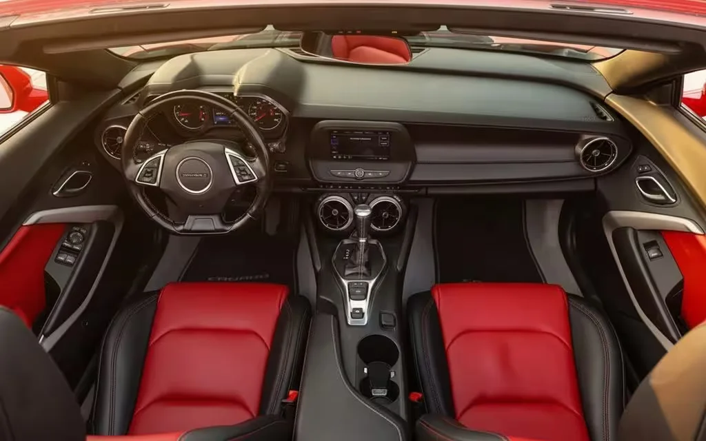 Chevrolet Camaro 2022 interior view showing trim