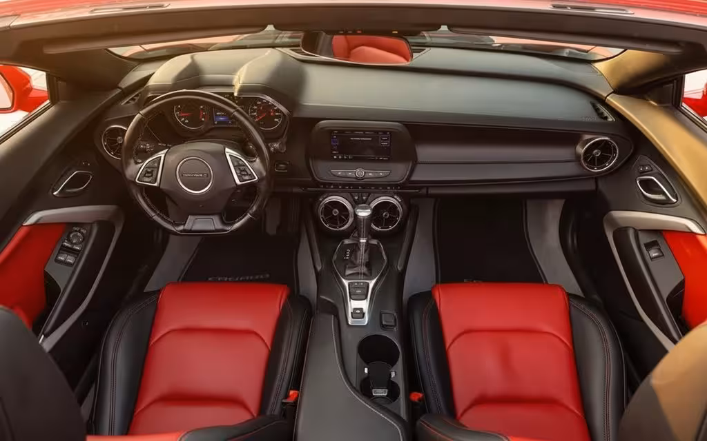Chevrolet Camaro 2022 interior view showing trim