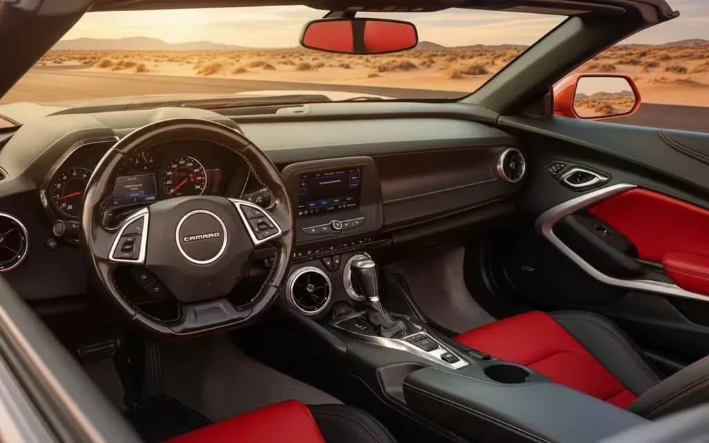 Chevrolet Camaro 2022 dashboard and infotainment