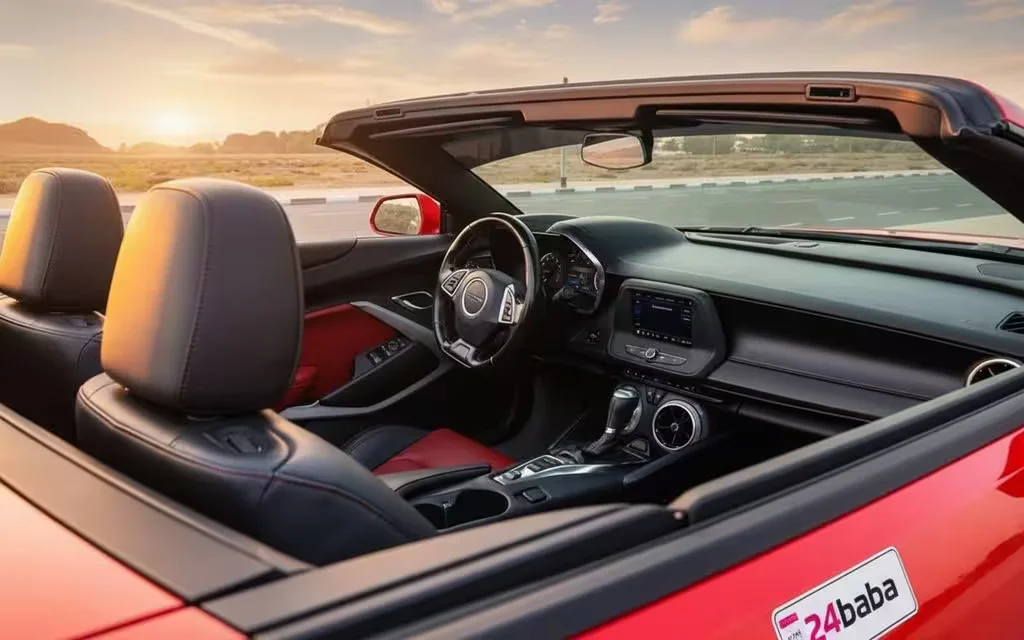Chevrolet Camaro 2022 interior view showing trim
