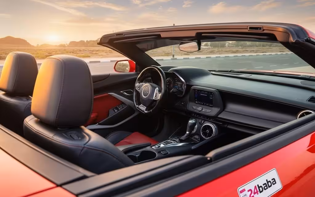 Chevrolet Camaro 2022 interior view showing trim