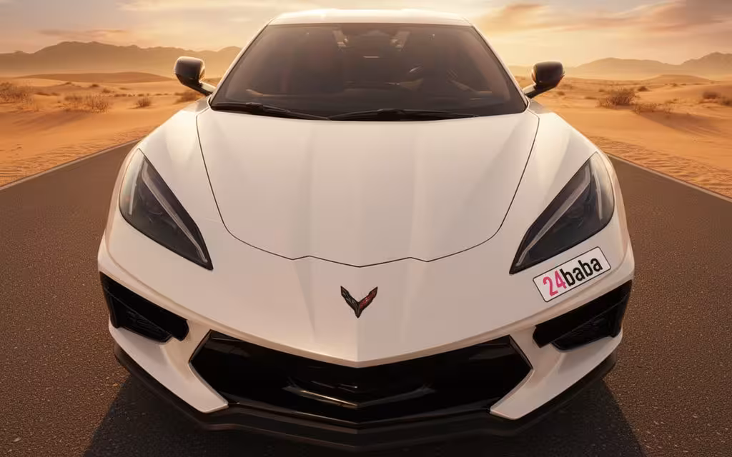 Chevrolet Corvette 2024 White cover image – rental in Dubai