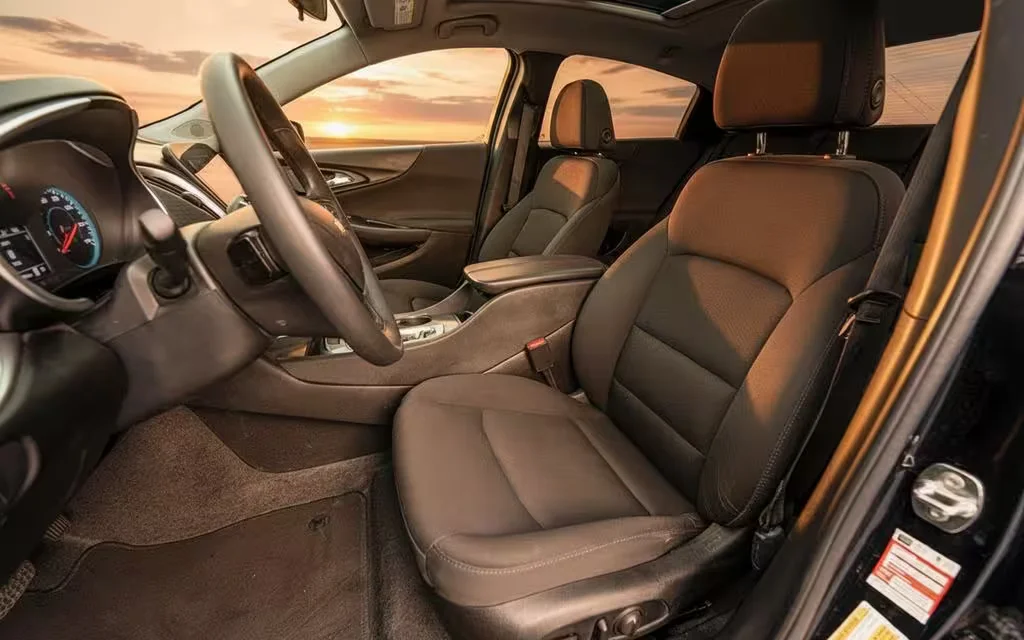 Chevrolet Malibu 2024 interior view showing trim – rental in Dubai