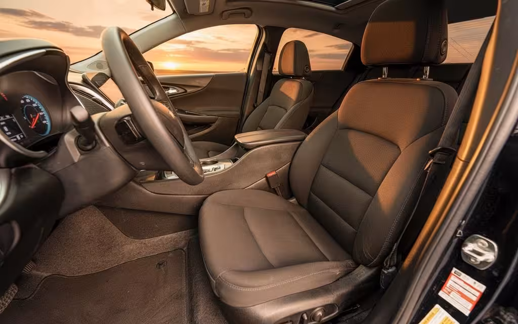 Chevrolet Malibu 2024 interior view showing trim – rental in Dubai