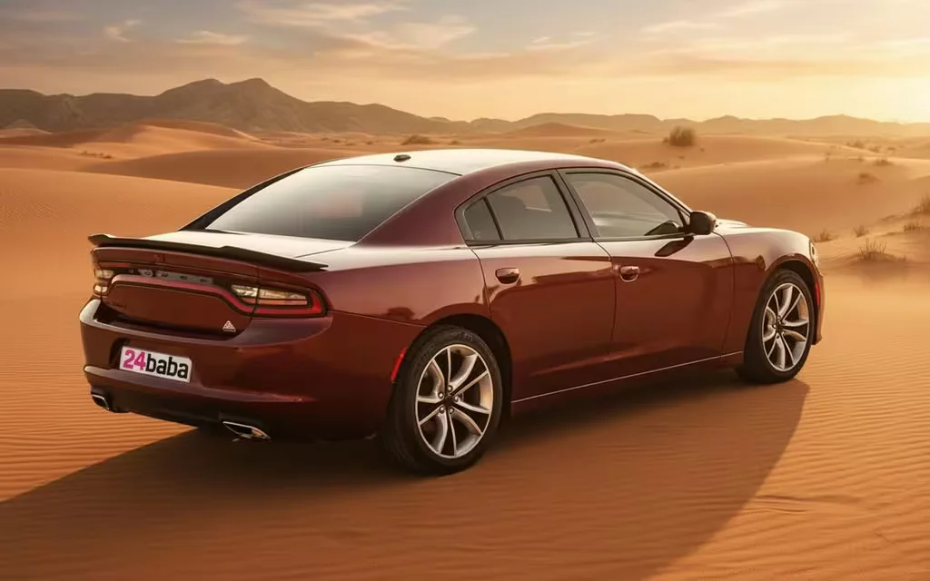 Dodge Charger 2021 Red parked outdoor scene