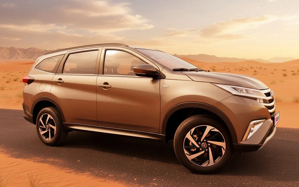 Toyota Rush 2023 Gold side profile