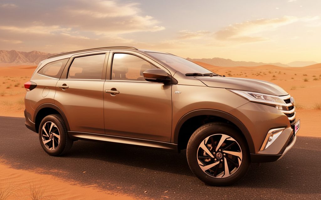 Toyota Rush 2023 Gold side profile