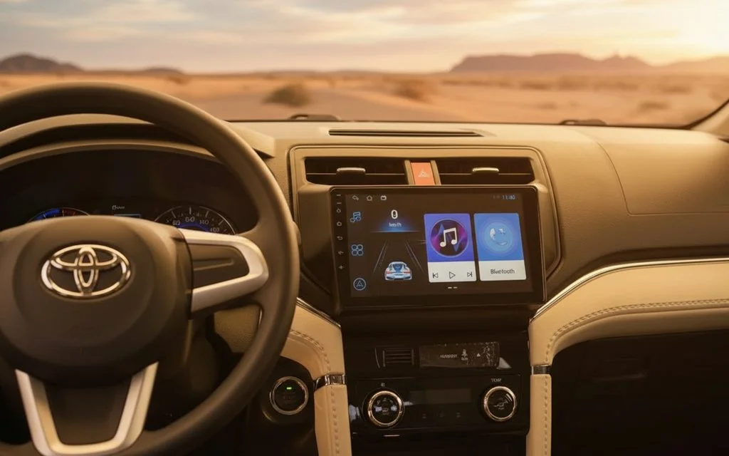 Toyota Rush 2023 dashboard and infotainment