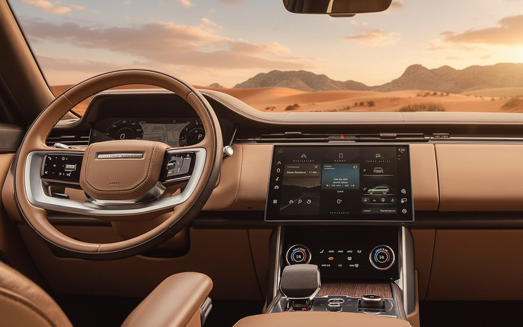 Land Rover Range Rover Vogue 2023 dashboard and infotainment