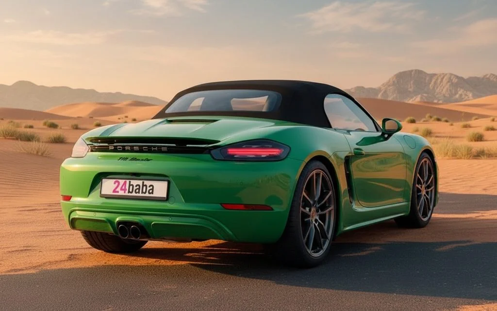 Porsche Boxster 2023 Green - rental in Dubai