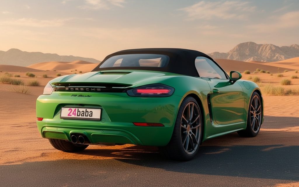 Porsche Boxster 2023 Green - rental in Dubai