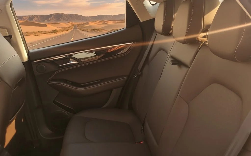 Jac J7 2023 leather seats and cabin