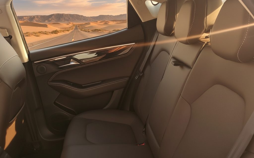 Jac J7 2023 leather seats and cabin