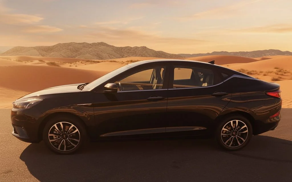 Jac J7 2023 Black side profile