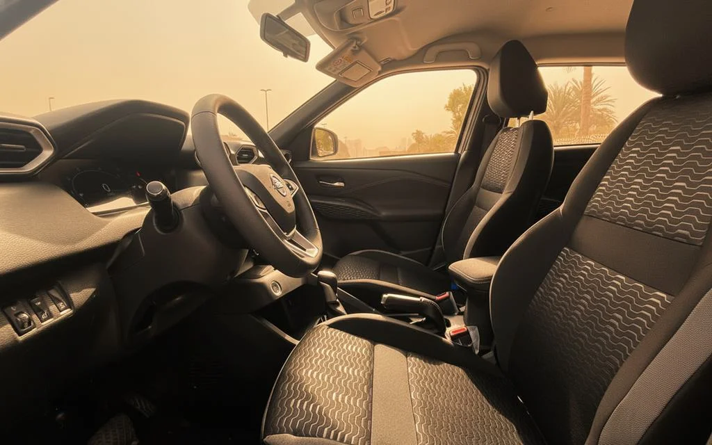 Nissan Magnite 2025 interior view showing trim