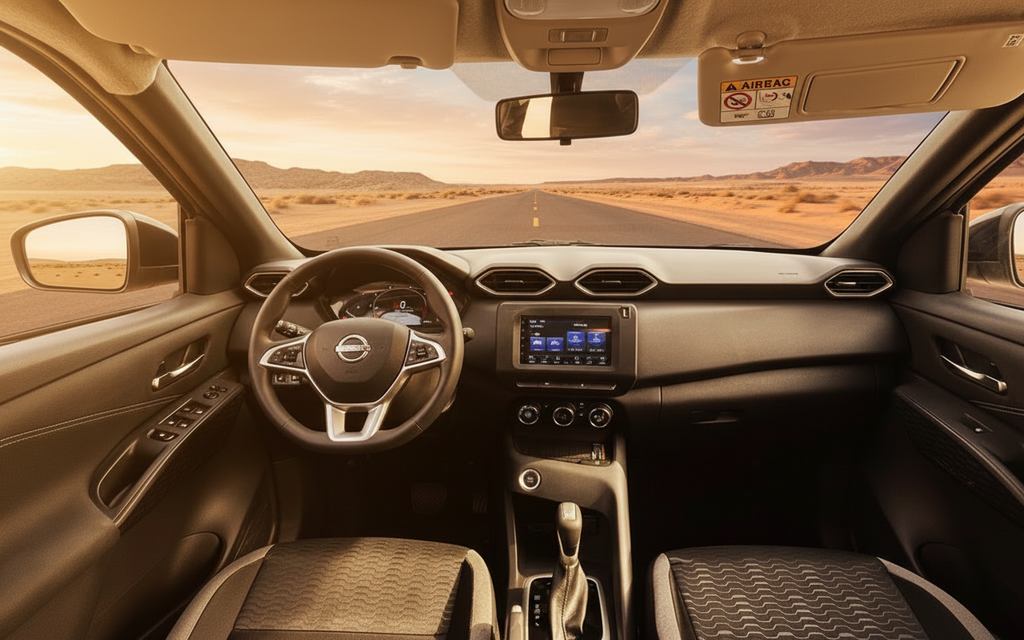 Nissan Magnite 2025 interior view showing trim