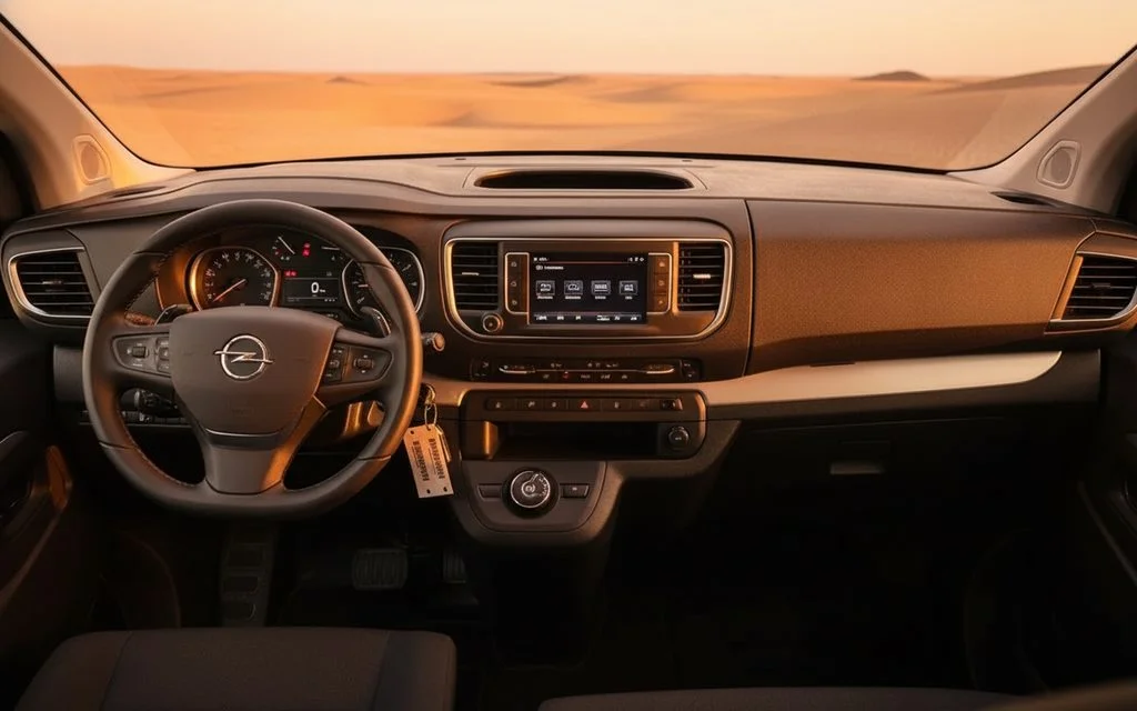 Opel Zafira 2023 interior view showing trim