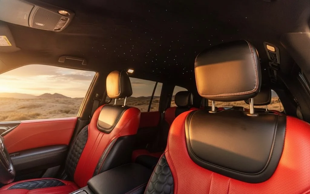 Nissan Patrol 2025 leather seats and cabin