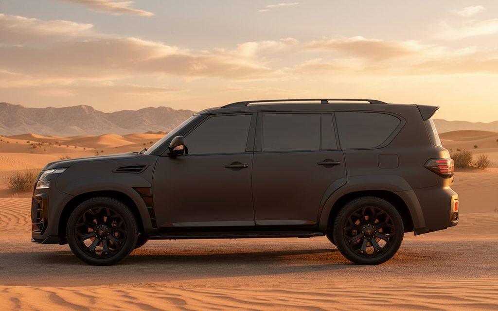 Nissan Patrol 2025 Grey side profile