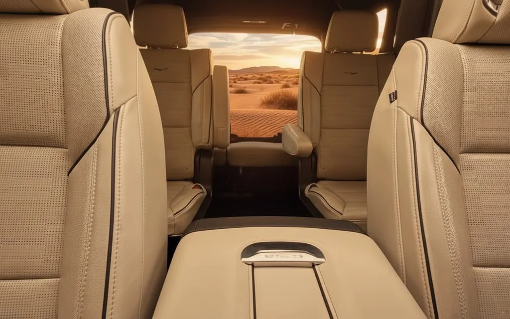 Cadillac Escalade 2024 leather seats and cabin