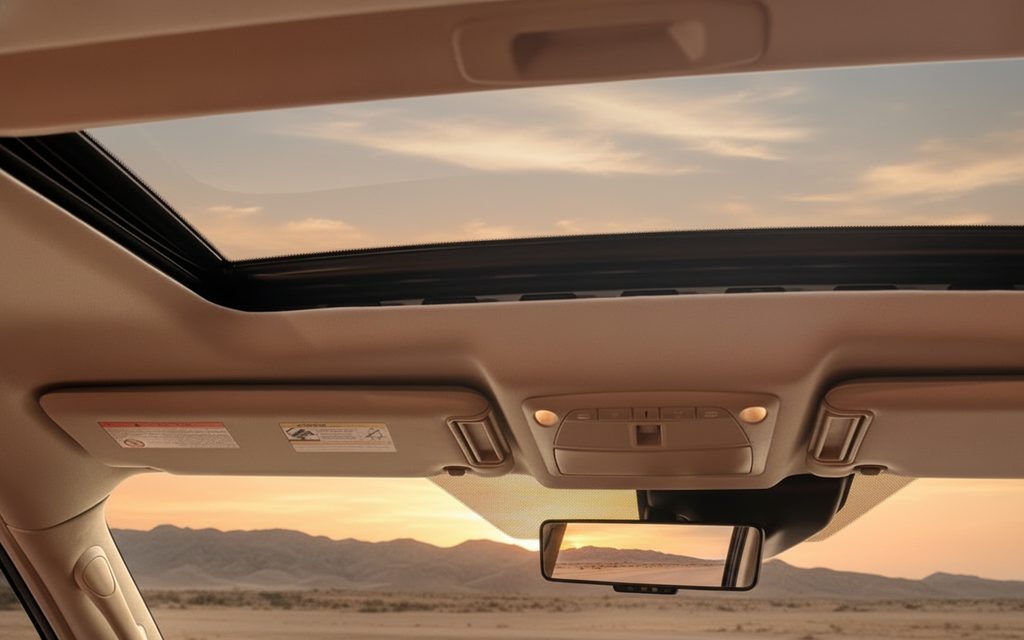 Nissan Patrol 2024 interior view showing trim